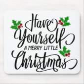 クリスマスメリー休暇を過ごす マウスパッド (正面)