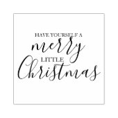 クリスマスメリー休暇を過ごす ラバースタンプ (インプリント)