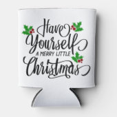 クリスマスメリー休暇を過ごす 缶クーラー (正面)