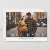 クリスマスメリー妊娠の増加 シーズンカード (正面)