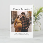 クリスマスメリー妊娠の増加 案内状 (スタンド正面)