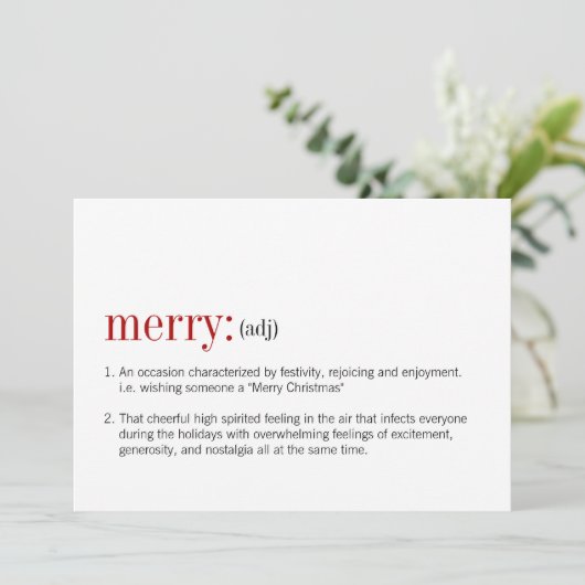 クリスマスメリー定義 シーズンカード (スタンド正面)