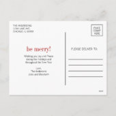 クリスマスメリー定義 シーズンポストカード (裏面)