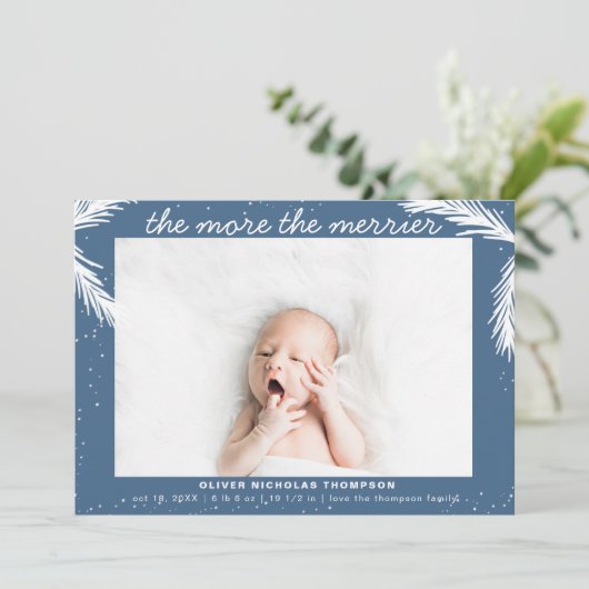 クリスマスメリー少年誕生のお知らせ シーズンカード (スタンド正面)