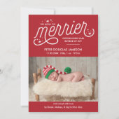 クリスマスメリー生誕生発表の増加 シーズンカード (正面)