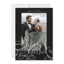 クリスマスメリー白黒と結婚した