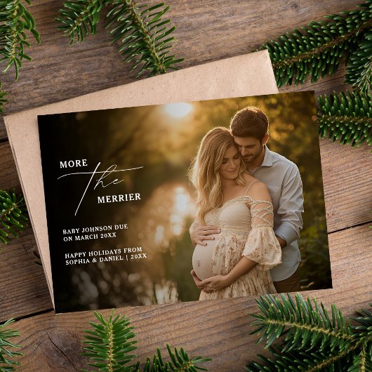 クリスマスメリー第2回ベビーのお知らせ シーズンカード