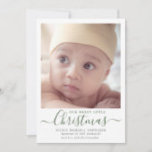 クリスマスメリー誕生発表 シーズンカード (正面)