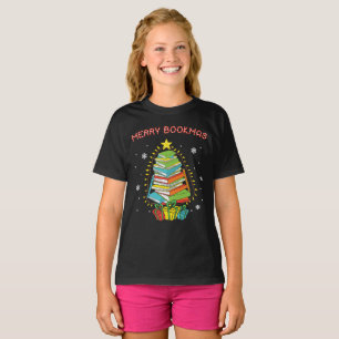 クリスマスメリー、ブックマスTシャツ Tシャツ