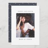 クリスマスメリー・ホ結婚したリデー・カード 招待状 (正面/裏面)