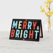 クリスマスメリー&明るカラフルい カード (黄色い花)