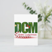 クリスマスメリーDCM – 医師カイロプラクティック医学 シーズンポストカード (スタンド正面)