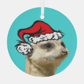 クリスマスメルカットカスタマイズ可能ガラスオーナメント ガラスオーナメント (裏面)