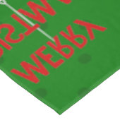 クリスマスメルカットサンタおもしろいモンガース テーブルクロス (アングル)