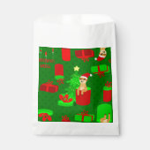 クリスマスメルカットサンタおもしろいモンガース フェイバーバッグ (正面)