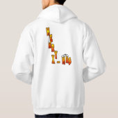 クリスマスメルカットサンタフード付きスウェットシャツ パーカ (裏面)