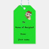 クリスマスメルカートカスタマイズ可能なギフトラベル ギフトタグ (裏面)