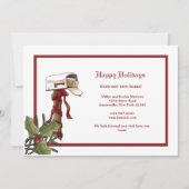 クリスマスメールボックスの移動のお知らせ シーズンカード (正面)