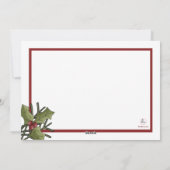 クリスマスメールボックスの移動のお知らせ シーズンカード (裏面)