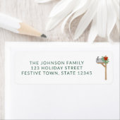 クリスマスメールボックス差出人住所 ラベル (インサイチュ)