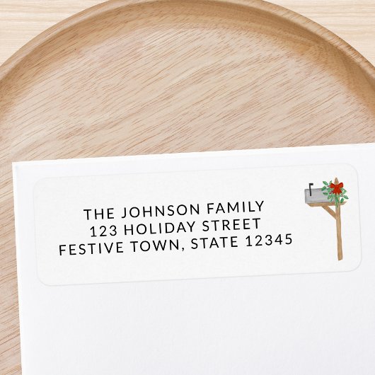 クリスマスメールボックス差出人住所 ラベル