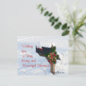 クリスマスメールボックス/ベルはがき2 カスタマイズ- シーズンポストカード (スタンド正面)