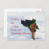 クリスマスメールボックス/ベルはがき2 カスタマイズ- シーズンポストカード (正面/裏面)