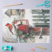 クリスマスメールボックス 薄葉紙 (クラフト)