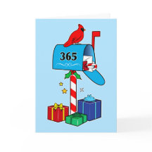 クリスマスメールボックス(（鳥）ショウジョウコウカンチョウとパッケージ)