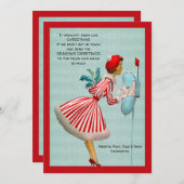 クリスマスメールヴィンテージグリーティングカード シーズンカード (正面/裏面)