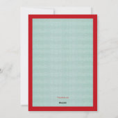 クリスマスメールヴィンテージグリーティングカード シーズンカード (裏面)