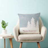 クリスマスモダンにクリスマスを祝う白いクリスマスツリー クッション (椅子)