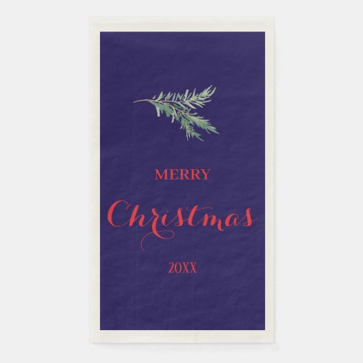 クリスマスモダンのモミの木の枝 (正面)