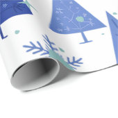 クリスマスモダンの木 ラッピングペーパー (ロールコーナー)