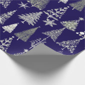 クリスマスモダンの木 ラッピングペーパー (角)