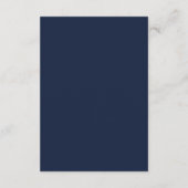 クリスマスモダンの緑 |海軍の祈り井戸 エンクロージャーカード (裏面)