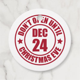 クリスマスモダンイブのスタンプまで開かない フェイバータグ