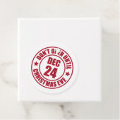 クリスマスモダンイブのスタンプまで開かない フェイバータグ (インサイチュ)