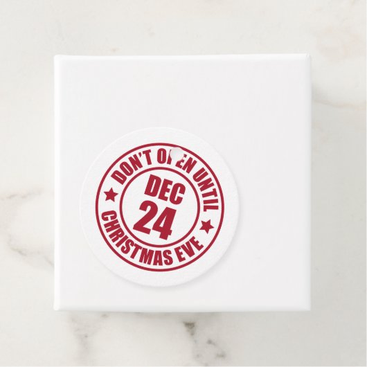 クリスマスモダンイブのスタンプまで開かない フェイバータグ (インサイチュ)