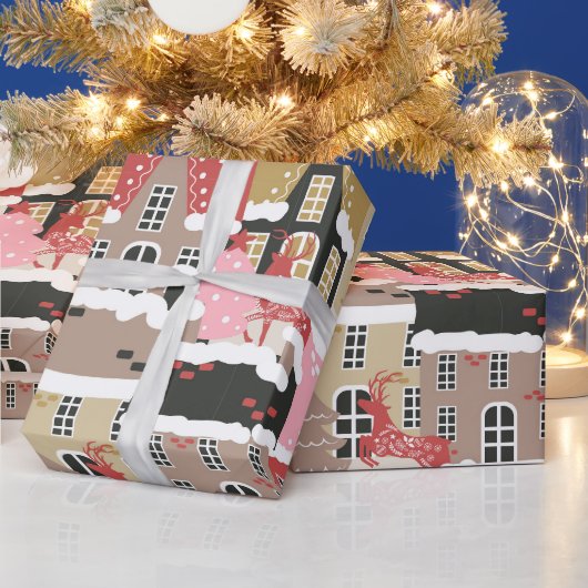 クリスマスモダンイブ ラッピングペーパー (クリスマス)