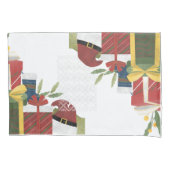 クリスマスモダンオーナメント 枕カバー (正面左)