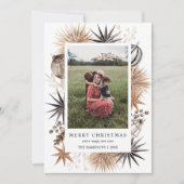 クリスマスモダンス素朴カンジフォトフレーム シーズンカード (正面)