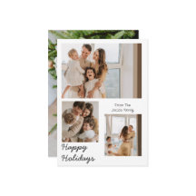 クリスマスモダンタイポグラフィ3枚フォト