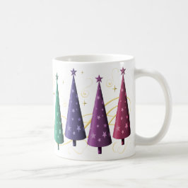 クリスマスモダンツリーのマグカップ コーヒーマグカップ