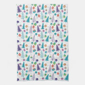 クリスマスモダンツリー キッチンタオル (縦)