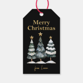 クリスマスモダンツリー ギフトタグ