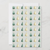 クリスマスモダンパーティの招待状 招待状 (裏面)