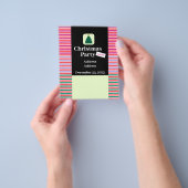 クリスマスモダンパーティーチラシ チラシ (手)