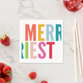 クリスマスモダンパーティーミナメリール スタンダードカクテルナプキン (インサイチュ)