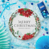 クリスマスモダンパーティー企業のホリデーパーティー ペーパープレート (パーティー)